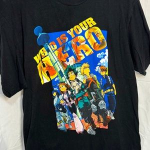 My Hero Academia T Shirt Large